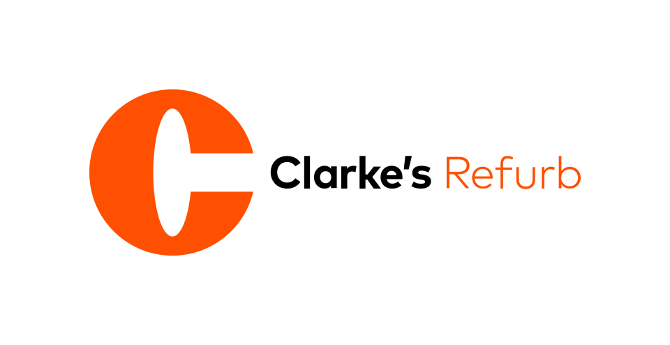 Clarke's Refurb logo