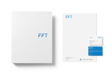Faithorn Farrell Timms (FFT) stationery set and branded ring-binder