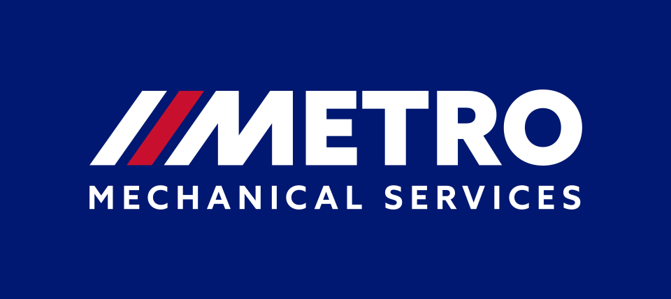Metro Mechanical Services logo (negative version)