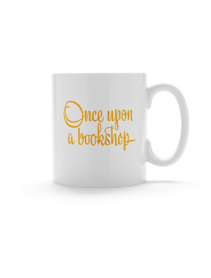Once Upon A Bookshop promotional mug