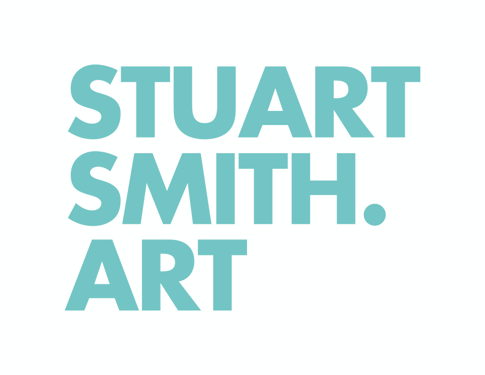 Stuart Smith Art logo (teal version)